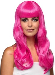 Pruik Party Chique Roze