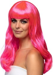 Pruik Party Chique Pink