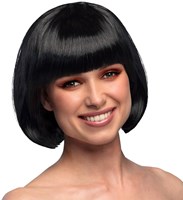 Pruik Bobline Cabaret Zwart