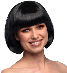 Pruik Bobline Cabaret Zwart