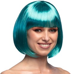 Pruik Bobline Cabaret Turquoise 