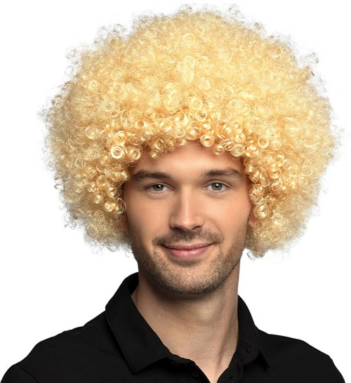 Pruik Oversized Afro Blond (1)