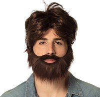 Herenpruik Bruin met baard (1)