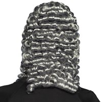 Pruik Rechter Luxe (achterkant)