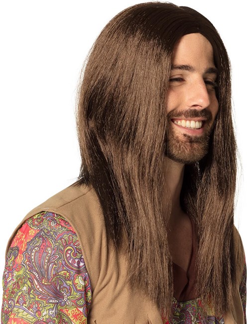 Hippie Pruik John Lennon Lang (zijkant)
