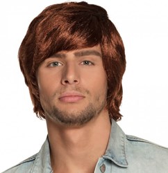 Heren Pruik Tyler Bruin