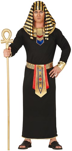 Farao Kostuum Amenhotep Goud-Zwart