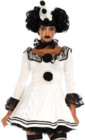 Dameskostuum Clown Pierrot (2)