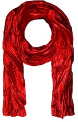 Kreukel Sjaal Metallic Rood