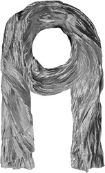 Kreukel Sjaal Metallic Zilver