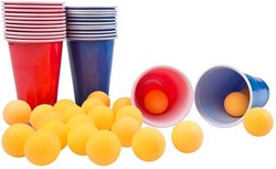 Beer Pong - 24 bekers + 24 balletjes