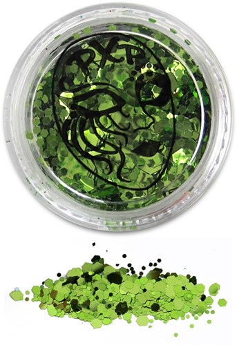 PXP Glitters Grof Lime Groen (Tropical Green) 5gr.