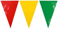 Brandvertragende Vlaggenlijn Rood-Geel-Groen 10m-2