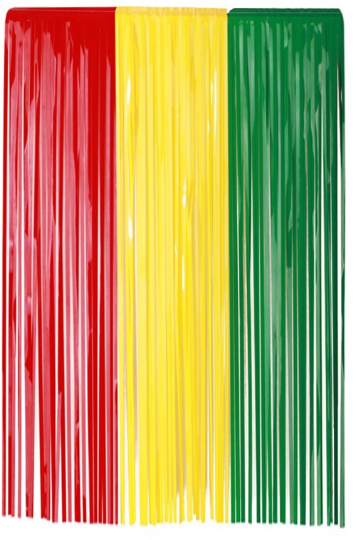 Brandvertragend Deurgordijn Rood-Geel-Groen 1x1,8m