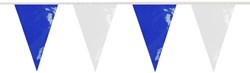 Brandvertragende Vlaggenlijn Blauw-Wit 10m (PVC)