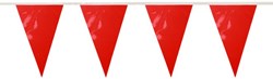 Brandvertragende Vlaggenlijn Rood 10m (PVC)