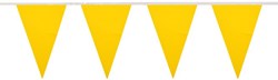 Brandvertragende Vlaggenlijn Geel 10m (PVC)