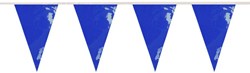 Brandvertragende Vlaggenlijn Blauw 10m (PVC)