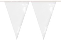 Brandvertragende Vlaggenlijn Wit 10m (PVC)-2