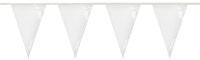 Brandvertragende Vlaggenlijn Wit 10m (PVC)