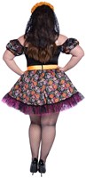 Dameskostuum Marigold Catrina (plus size, achterkant)