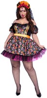 Dameskostuum Marigold Catrina (plus size)