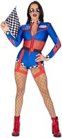 Pitspoes Kostuum Cherry Grid Girl
