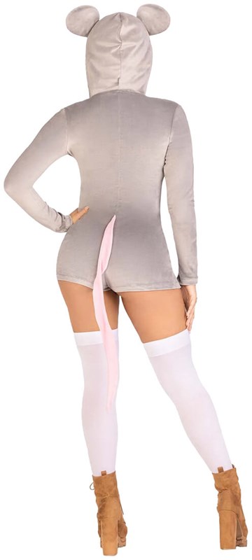 Muizen Kostuum Dames - Comfy Mouse (achterkant)