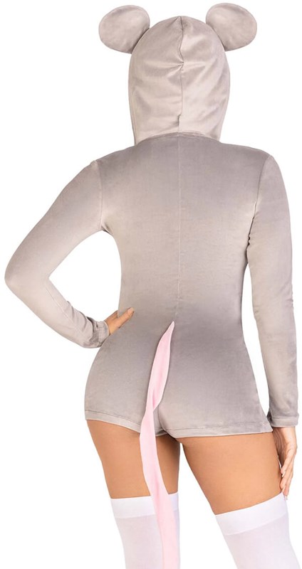 Muizen Kostuum Dames - Comfy Mouse (detail achterkant)