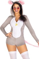 Muizen Kostuum Dames - Comfy Mouse (detail voorkant)