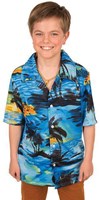 Hawaii Blouse Blauw voor kinderen  - 152