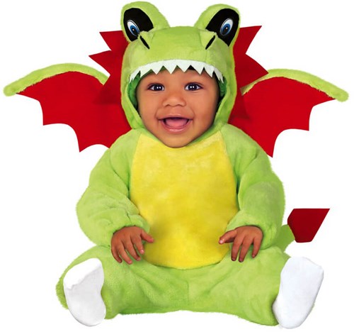 Draak Kostuum Baby Groen