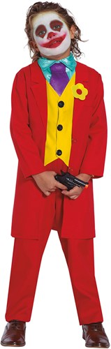 Kostuum The Joker Rood voor kinderen