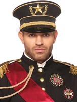 Militaire Pet Luxe Zwart-Goud-3