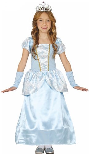Prinsessenjurk Blauw Kind