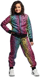 Trainingspak Kind Regenboog Panter 
