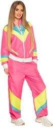 Dames Trainingspak Retro Pink