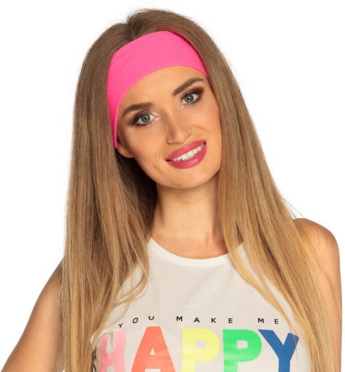 Retro Hoofdband Pink (voorbeeld 2)