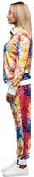 Fout Trainingspak Disco Babe Dames (zijkant)