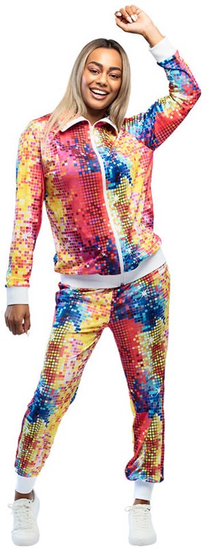 Fout Trainingspak Disco Babe Dames (2)