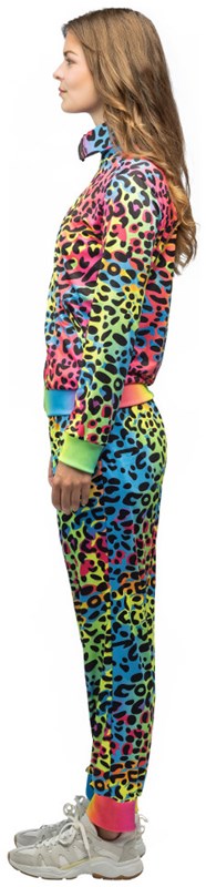 Trainingspak Regenboog Panter UV Dames (zijkant)