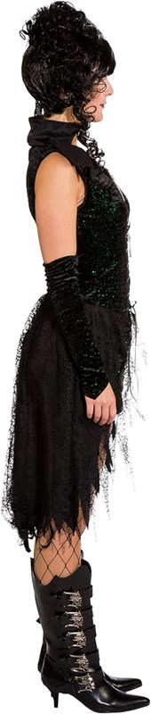 Damesjurkje Black Gothic met Glitters-2