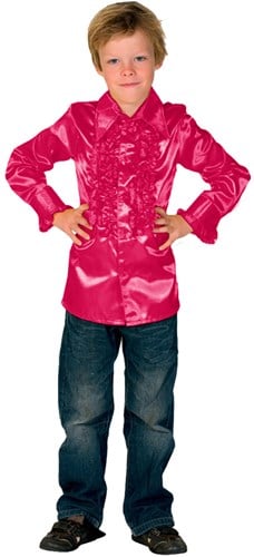 Kinder Ruche Blouse Luxe Pink