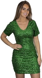 Pailletten Jurk Groen