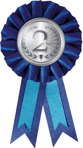 Medaille Rozet 2e Zilver