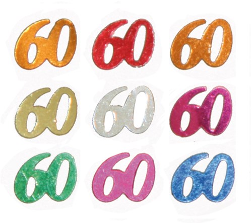 Confetti 60 Jaar
