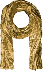 Kreukel Sjaal Metallic Goud
