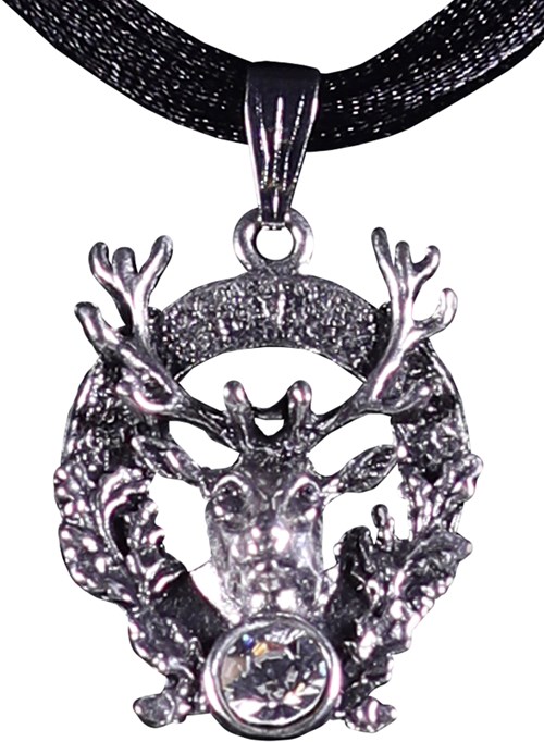Tiroler Trachten Ketting Hert met Strass