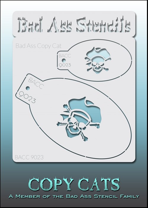 Schminksjabloon Set Piraten Doodshoofden