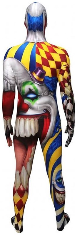 Halloween Clown Morphsuit (achterkant)